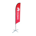 Customized Logo Design Outdoor Flying Beach Flag Feather Banners And Flag